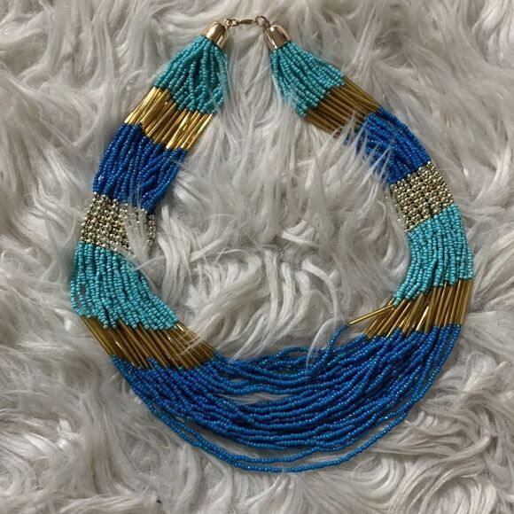 🟢3 items for $20—-MULTI STRAND beaded necklace compliments your summer wardrobe - Picture 3 of 6